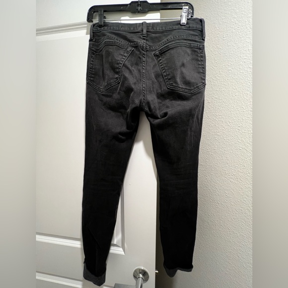 FRAME L'Homme Skinny Fit Jeans in Noir Size 28 - Picture 5 of 8